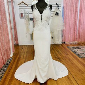 Allure #3403, Brand New Wedding Dress, Wedding Gown Size 12, White Dress, New